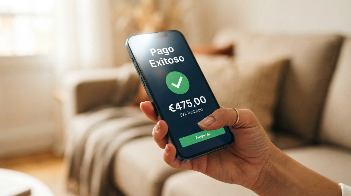 Un usuario confirmando un depósito de casino con Face ID desde su iPhone