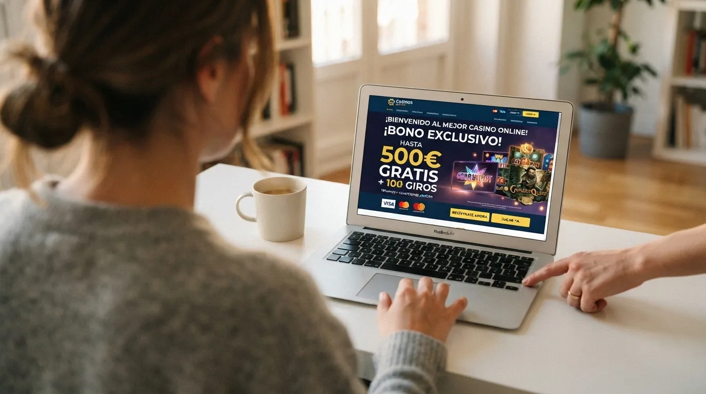 Captura de una oferta de bono de cumpleaños sin depósito en un casino online español