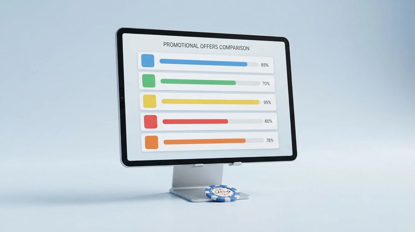 Tabla comparativa con los logotipos de los operadores de casino online regulados en España