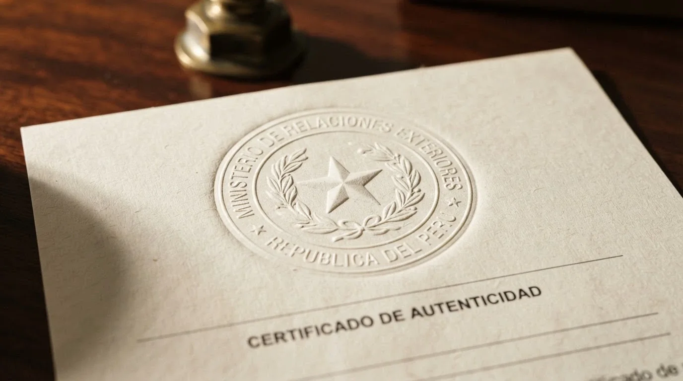 Primer plano del sello de la Dirección General de Ordenación del Juego sobre un documento oficial