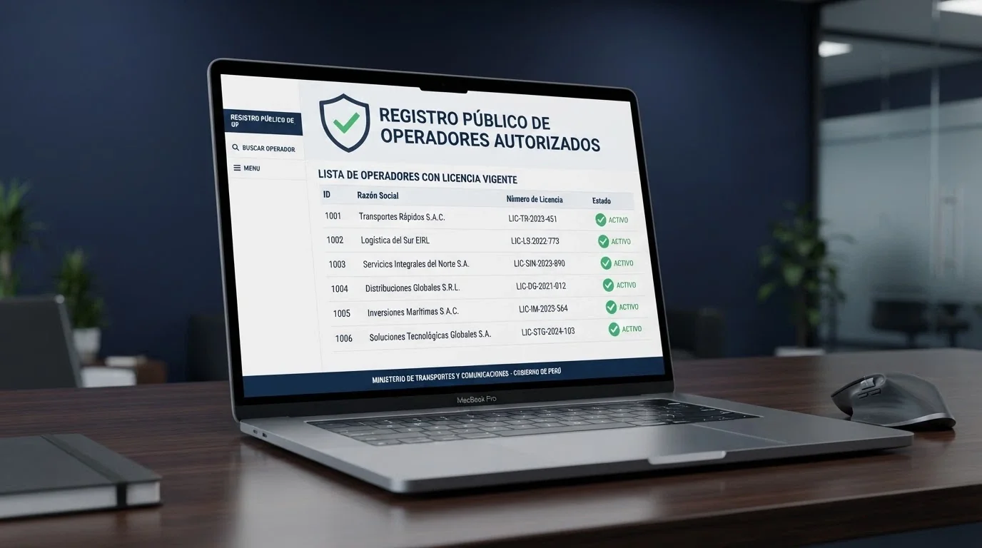 Captura del listado oficial de la DGOJ mostrando un operador con licencia activa y dominio .es