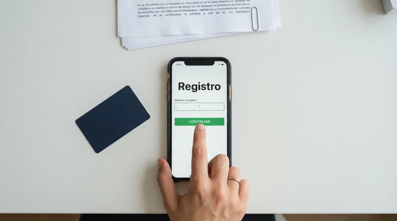 Proceso de registro y verificación de identidad en un casino online español