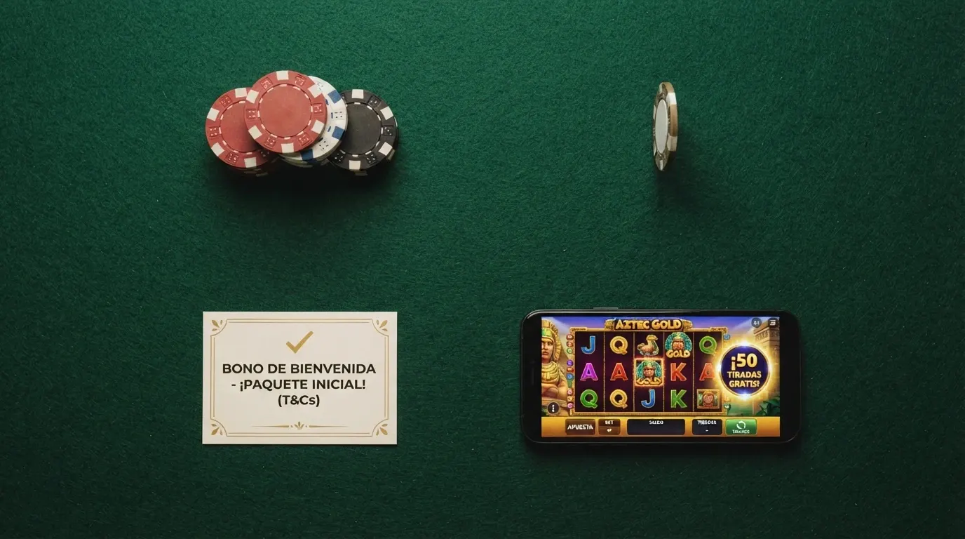 Comparativa visual de los distintos tipos de bonos de casino: sin depósito, bienvenida, tiradas gratis y recarga
