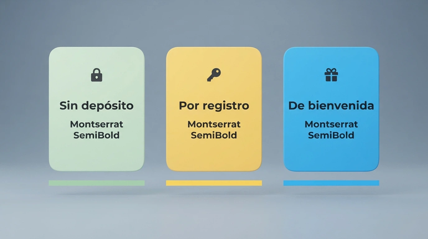 Infografía con los distintos tipos de giros gratis y sus condiciones principales